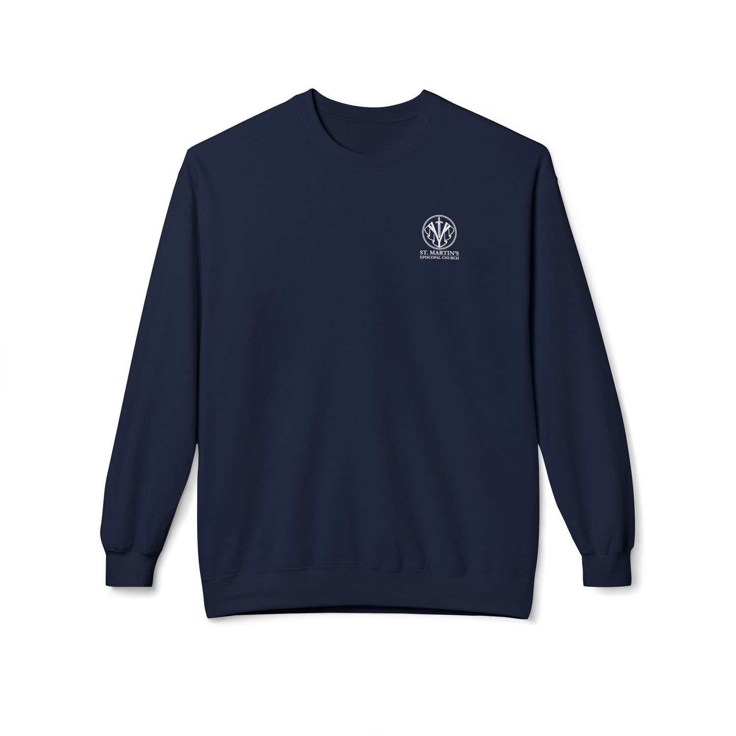 Saint Martin's Unisex Midweight Softstyle Fleece Crewneck Sweatshirt