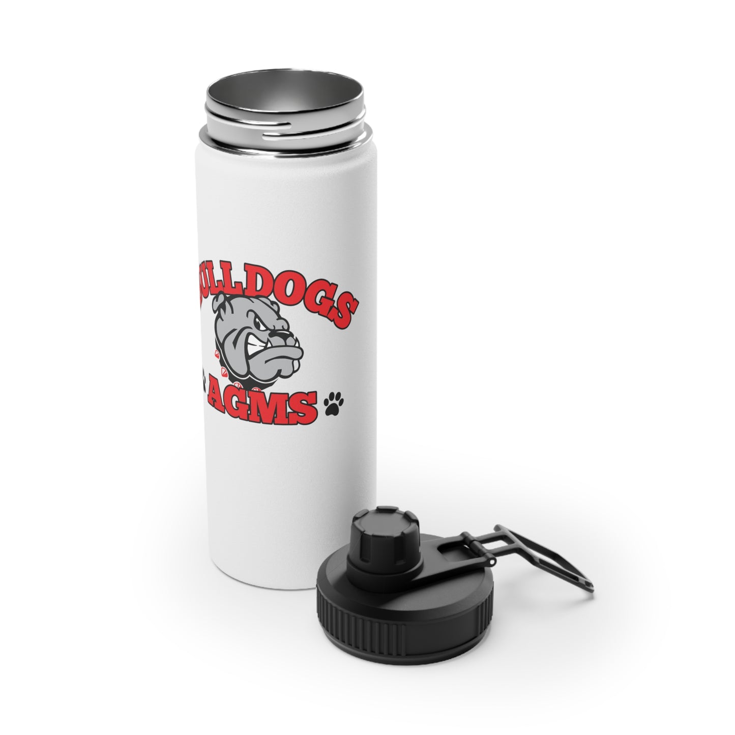 AGMS Pride Stainless Steel Water Bottle, Sports Lid