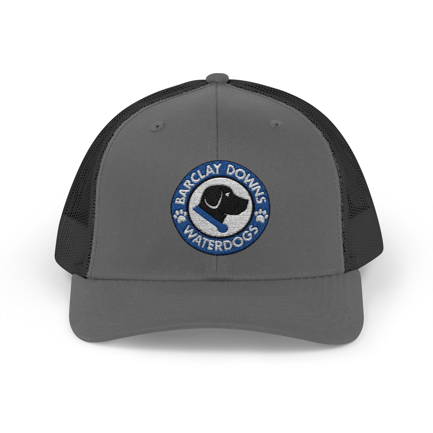 Barclay Downs Swim Team Embroidered Snapback Trucker Cap