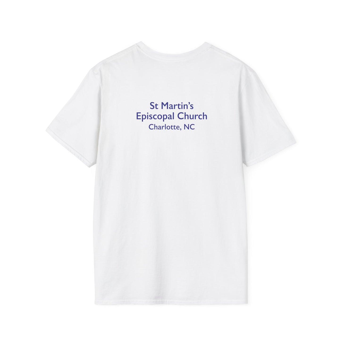 Saint Martin's Unisex Softstyle T-Shirt - Front & Back Design