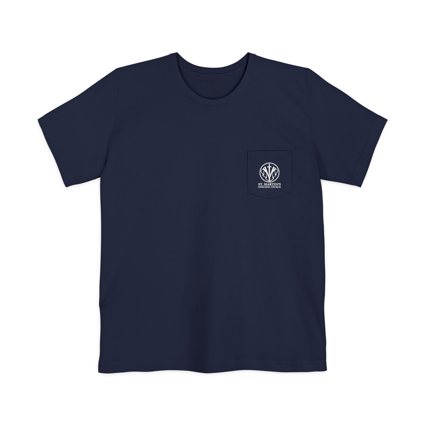 St Martin's Adult Unisex Pocket T-shirt