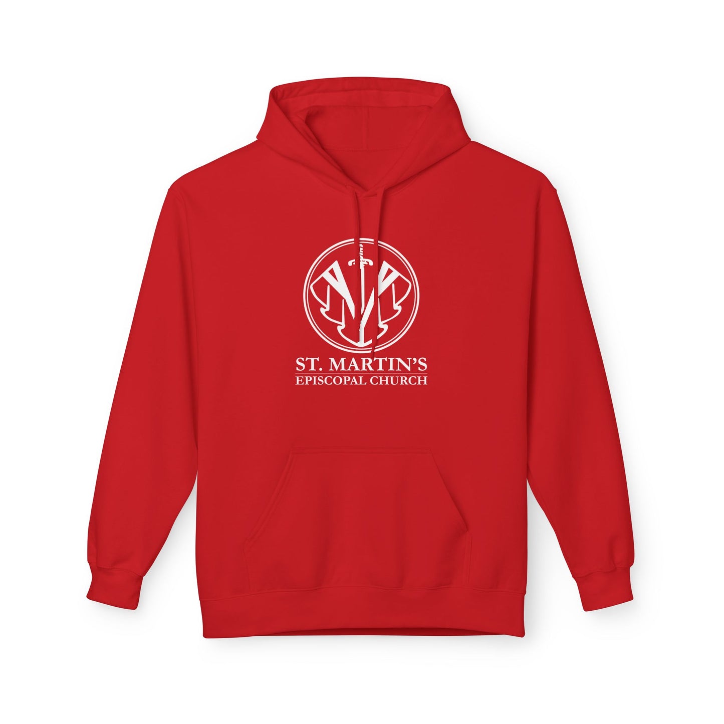 St Martin's Adult Unisex Midweight Softstyle Fleece Hoodie