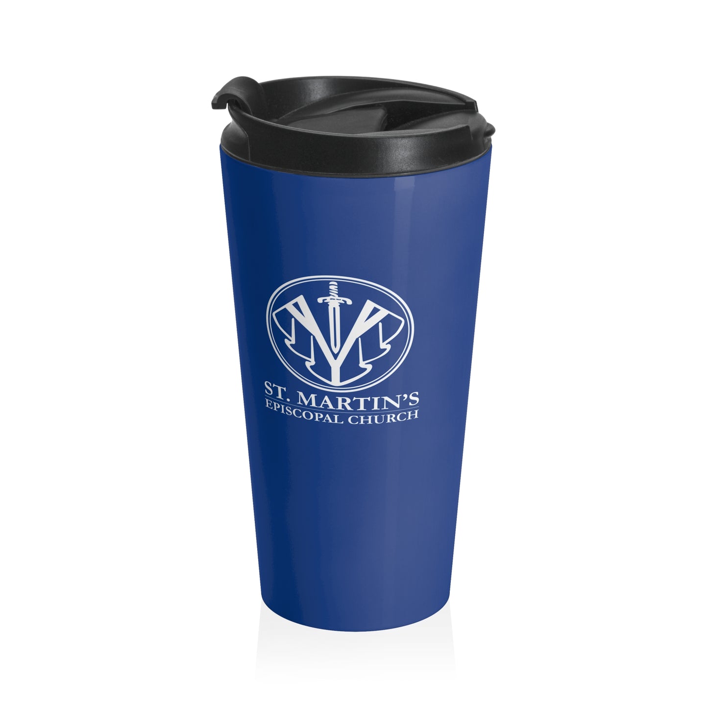 St Martin's Stainless Steel Travel Mug, 15oz