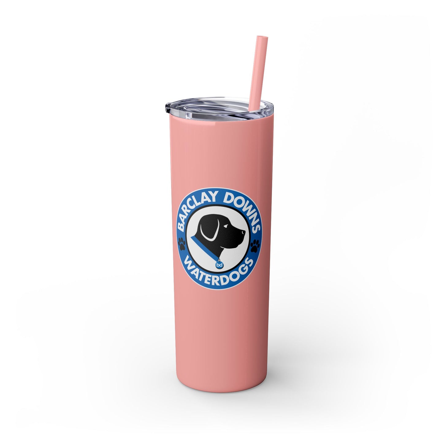 Barclay Downs Skinny Tumbler with Straw, 20oz