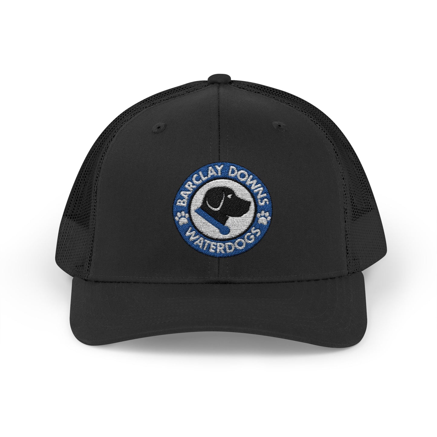Barclay Downs Swim Team Embroidered Snapback Trucker Cap