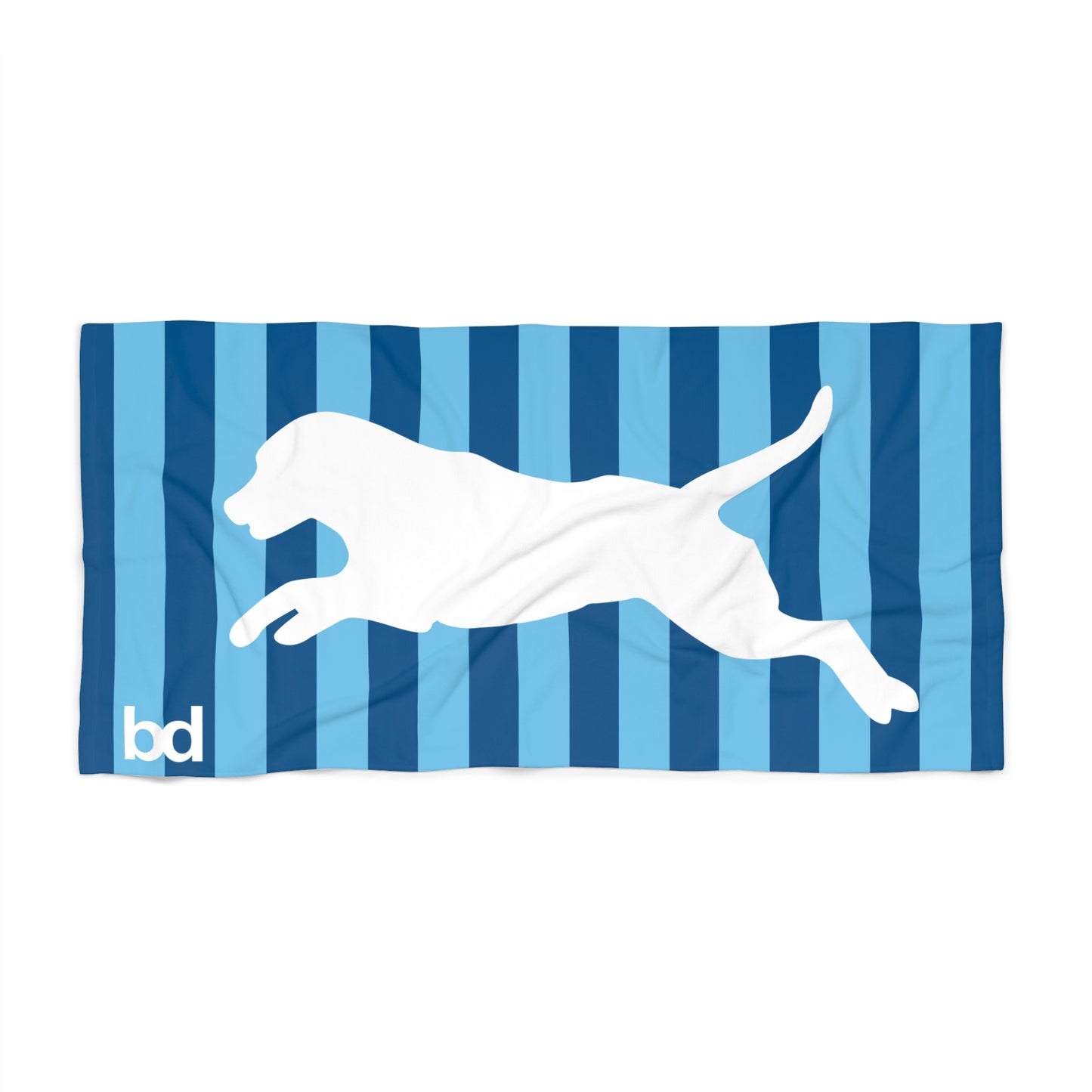 Barclay Downs Beach Towel - Waterdog Silhouette