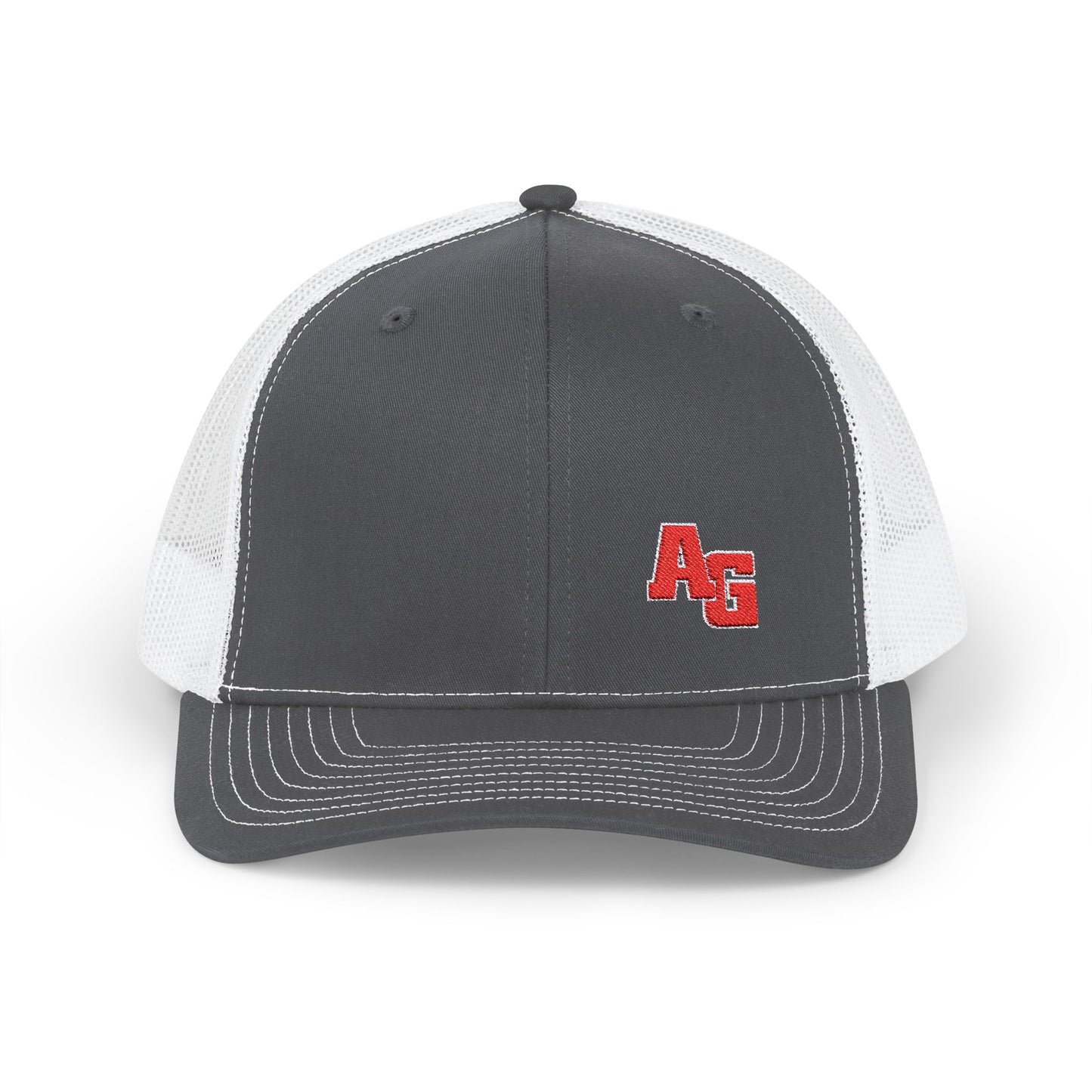 AGMS Pride - Embroidered Snapback Trucker Cap - Corner Design