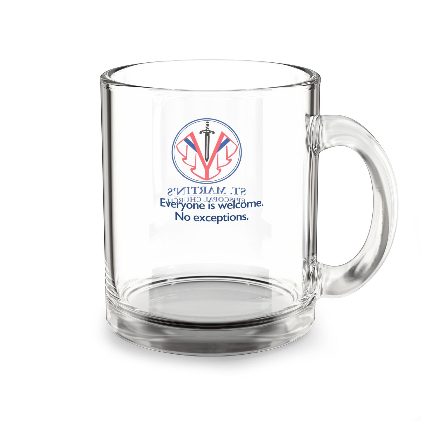 St Martin's Glass Coffee Mug, 10oz