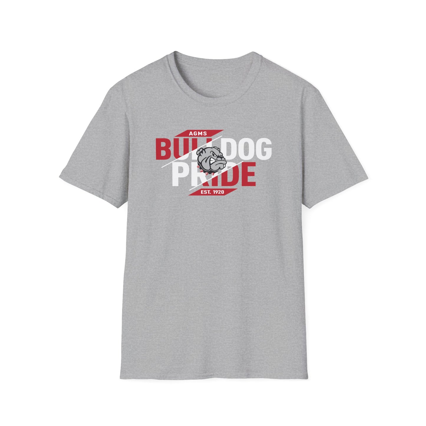 Adult AGMS Bulldog Pride - Cotton T-Shirt (Unisex)