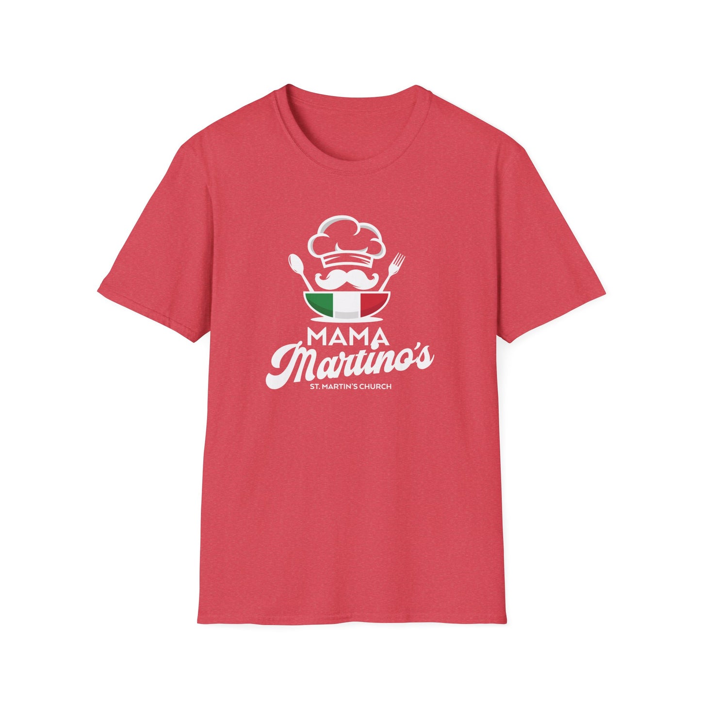 Saint Martin's Adult Mama Martino's Unisex Softstyle T-Shirt - Front Design