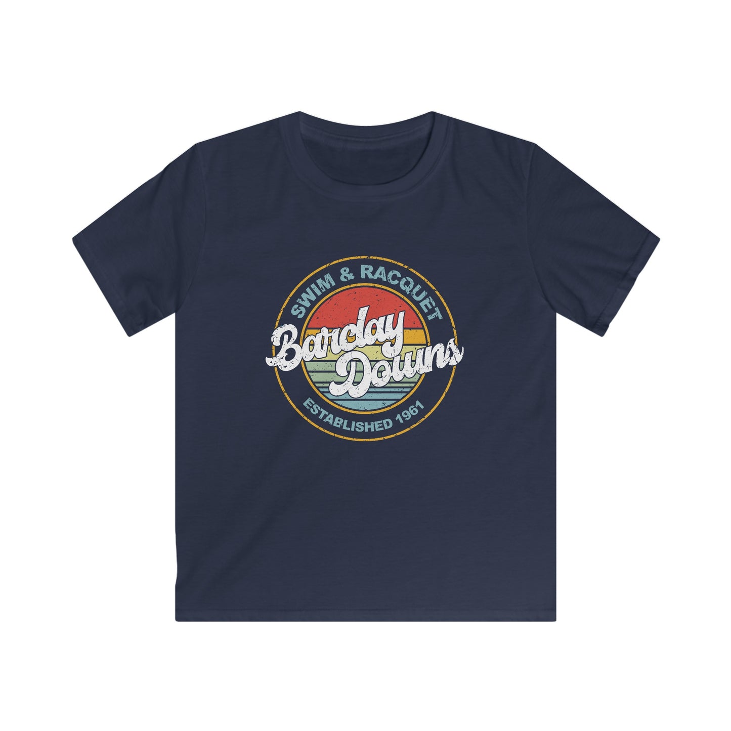 Youth Barclay Downs Vintage Cotton T-Shirt - Front Design (unisex)