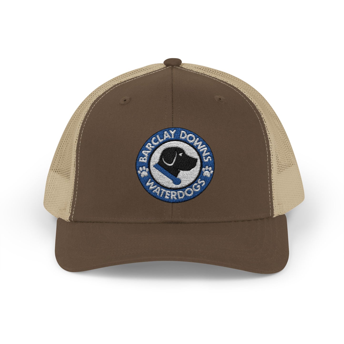 Barclay Downs Swim Team Embroidered Snapback Trucker Cap