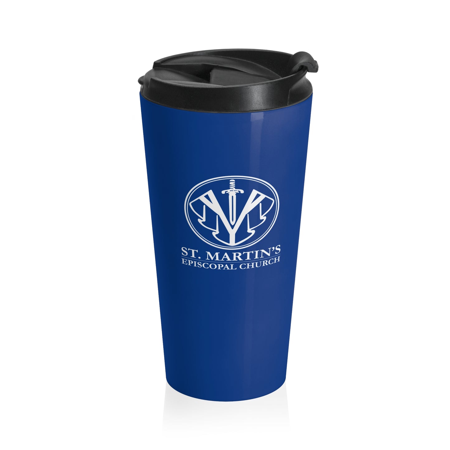St Martin's Stainless Steel Travel Mug, 15oz
