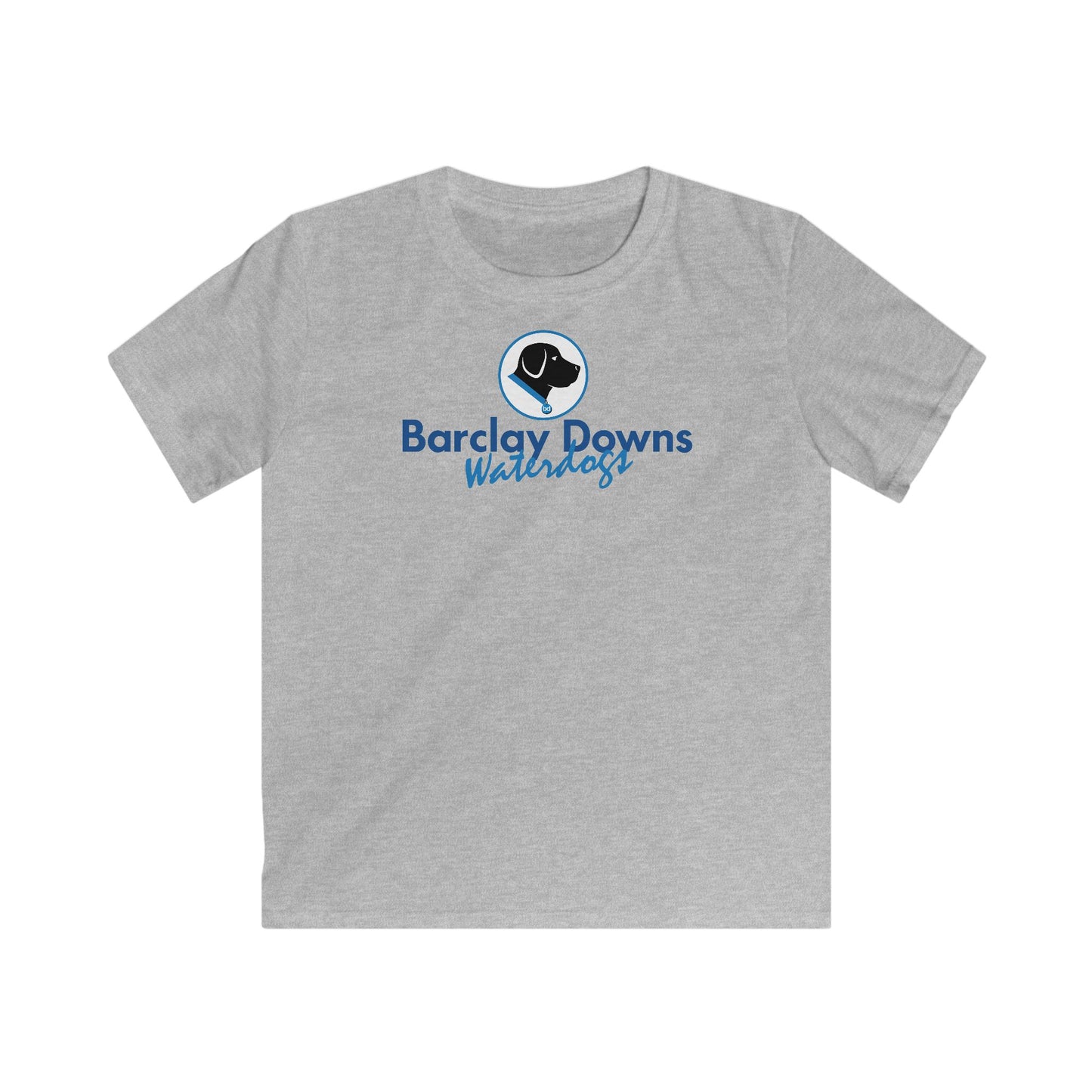 Youth Barclay Downs Swim Team Softstyle Tee (unisex) - Front Design