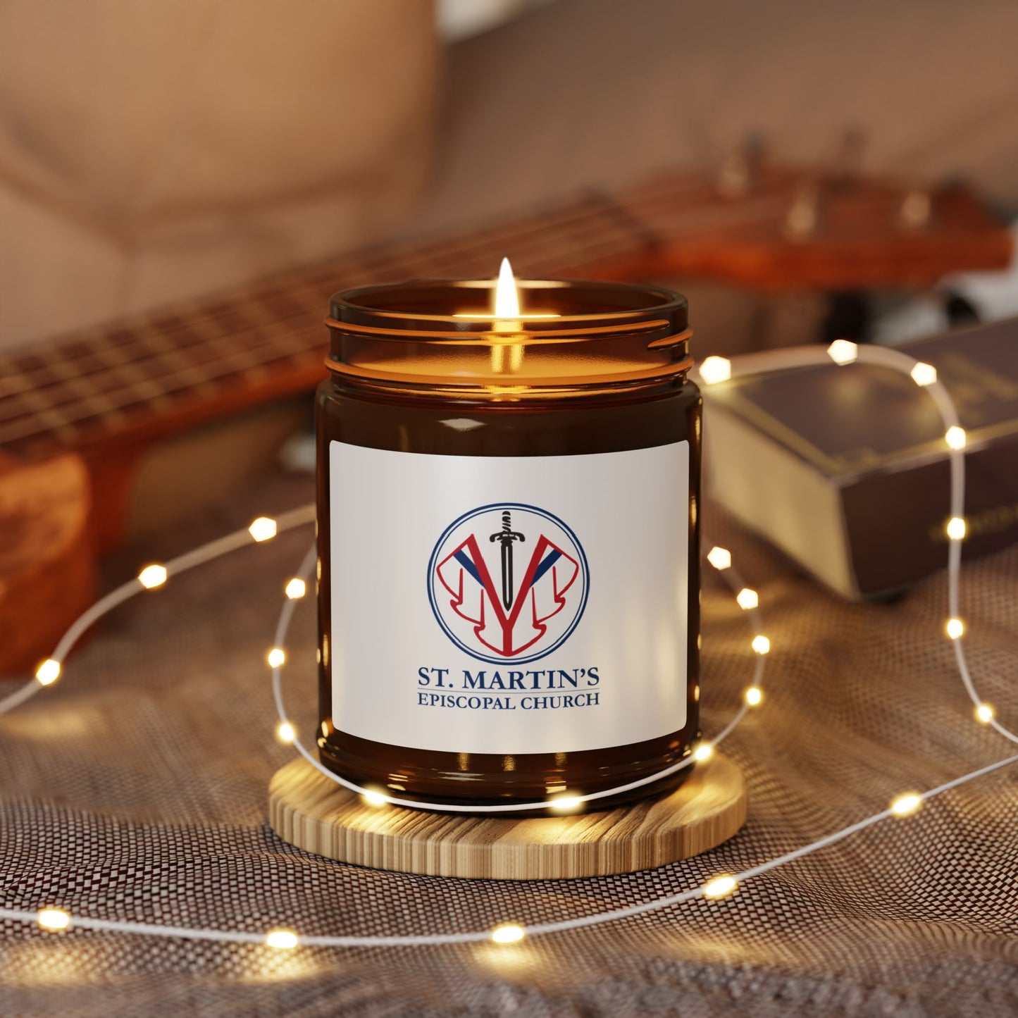 St Martin's Scented Soy Candle (Multi-Size, Amber Jar)