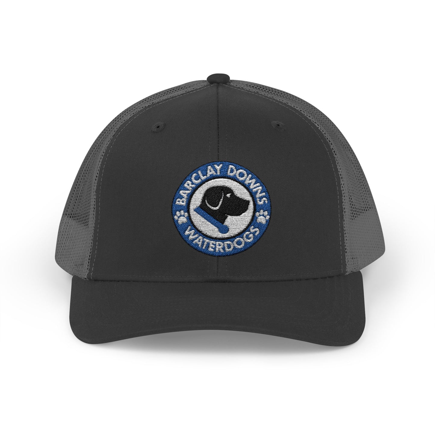 Barclay Downs Swim Team Embroidered Snapback Trucker Cap
