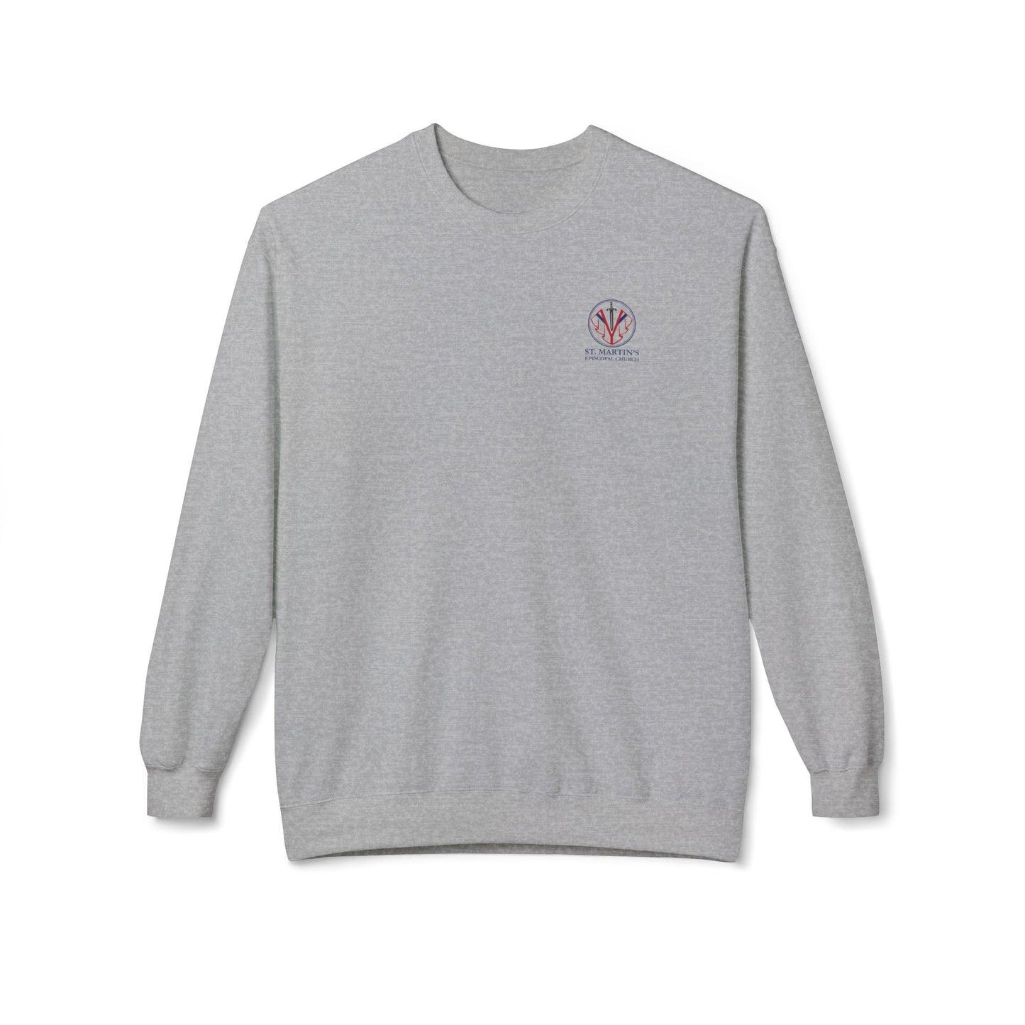Saint Martin's Unisex Midweight Softstyle Fleece Crewneck Sweatshirt