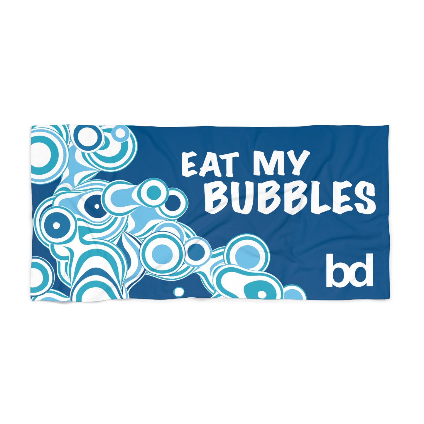 Barclay Downs Beach Towel - Eat My Bubbles