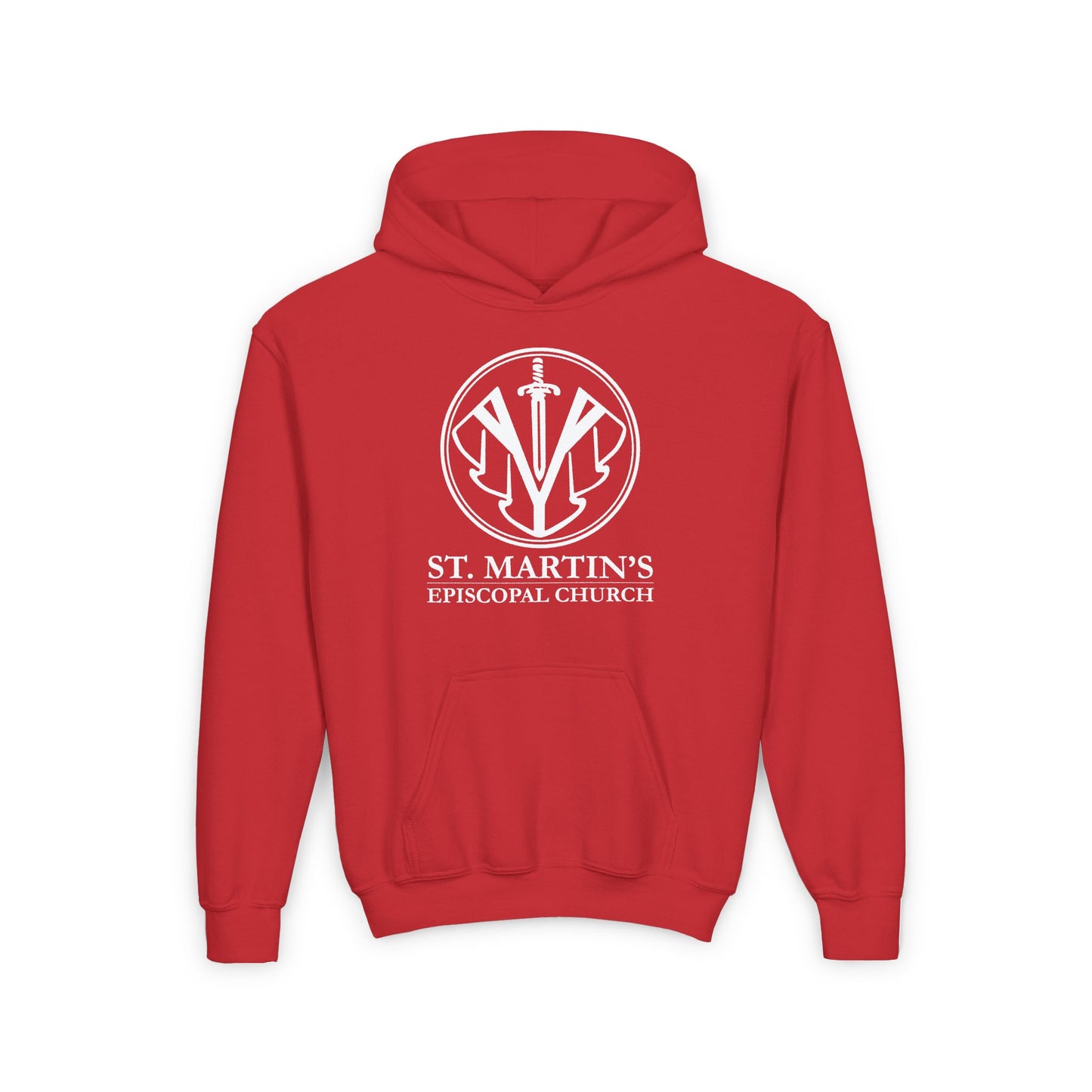 St Martin's Unisex Youth Heavy Blend Hooded Sweatshirt