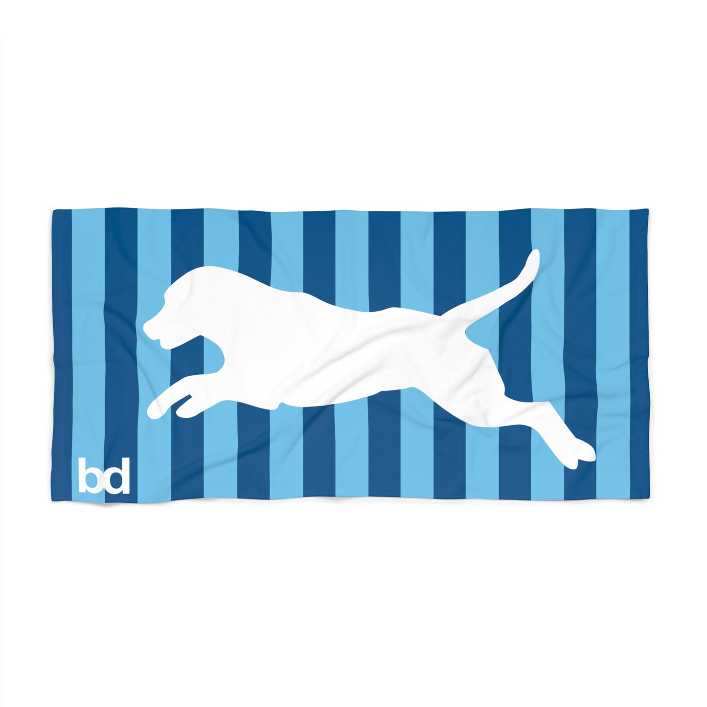 Barclay Downs Beach Towel - Waterdog Silhouette