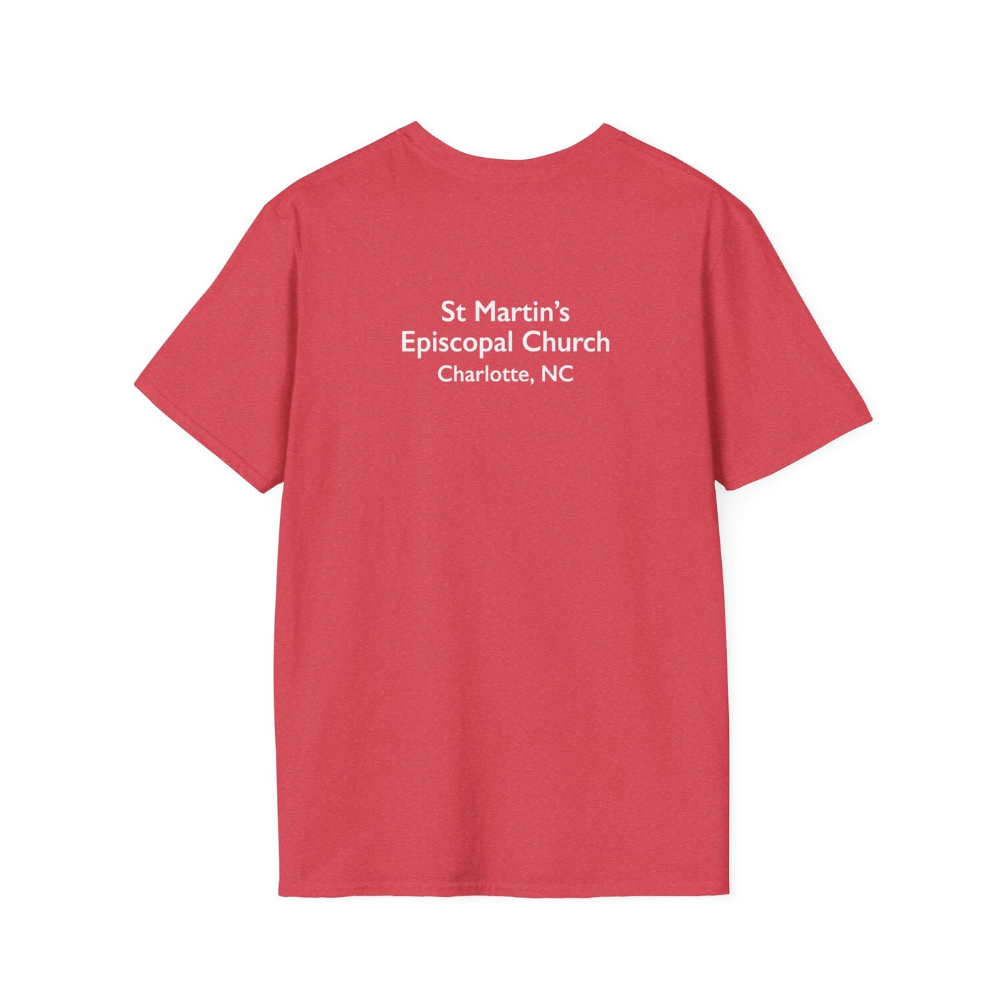 Saint Martin's Unisex Softstyle T-Shirt - Front & Back Design