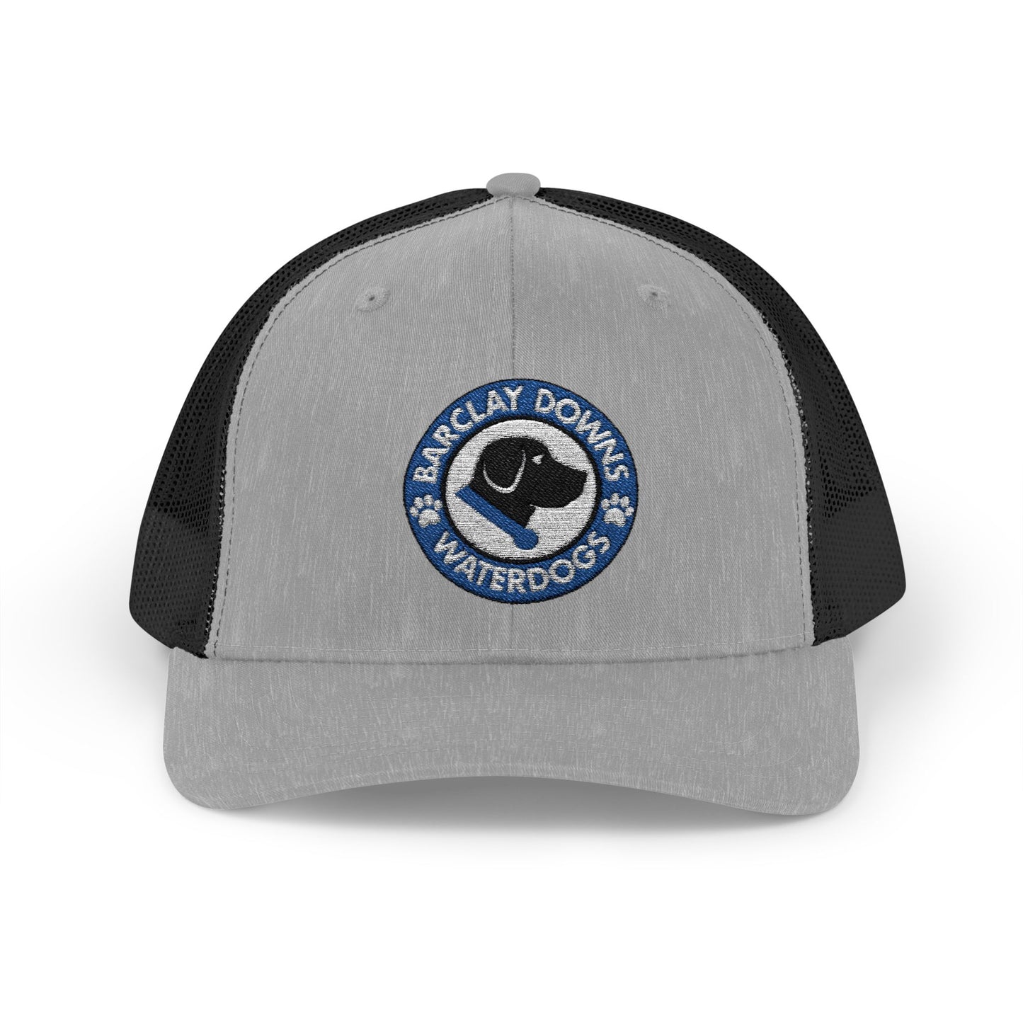 Barclay Downs Swim Team Embroidered Snapback Trucker Cap