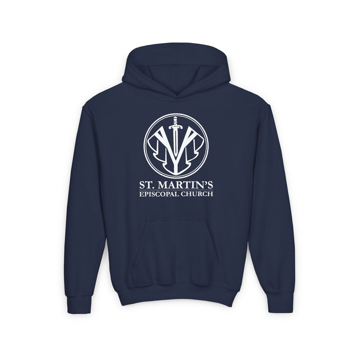 St Martin's Unisex Youth Heavy Blend Hooded Sweatshirt