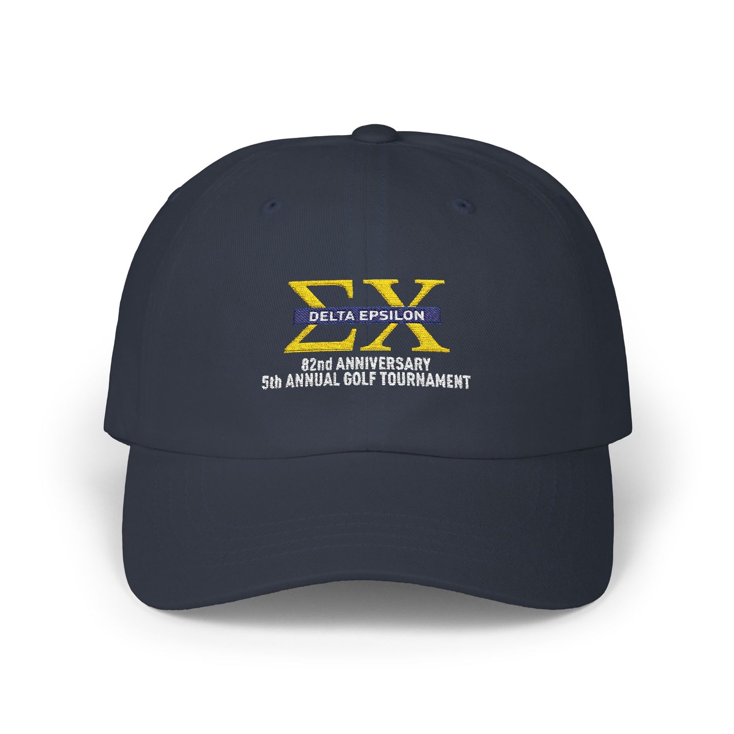 Sigma Chi Embroidered Baseball Hat - Greek Letters Design