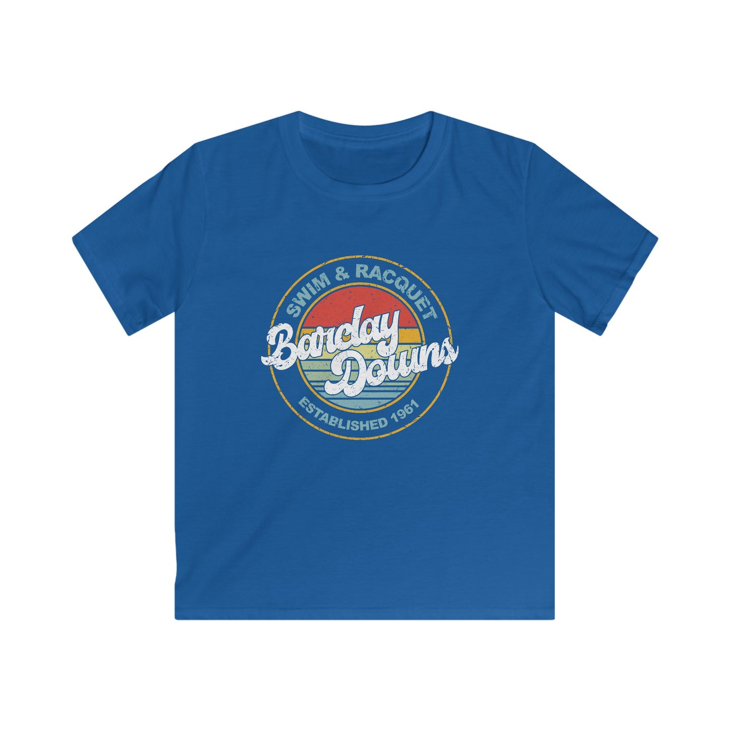 Youth Barclay Downs Vintage Cotton T-Shirt - Front Design (unisex)