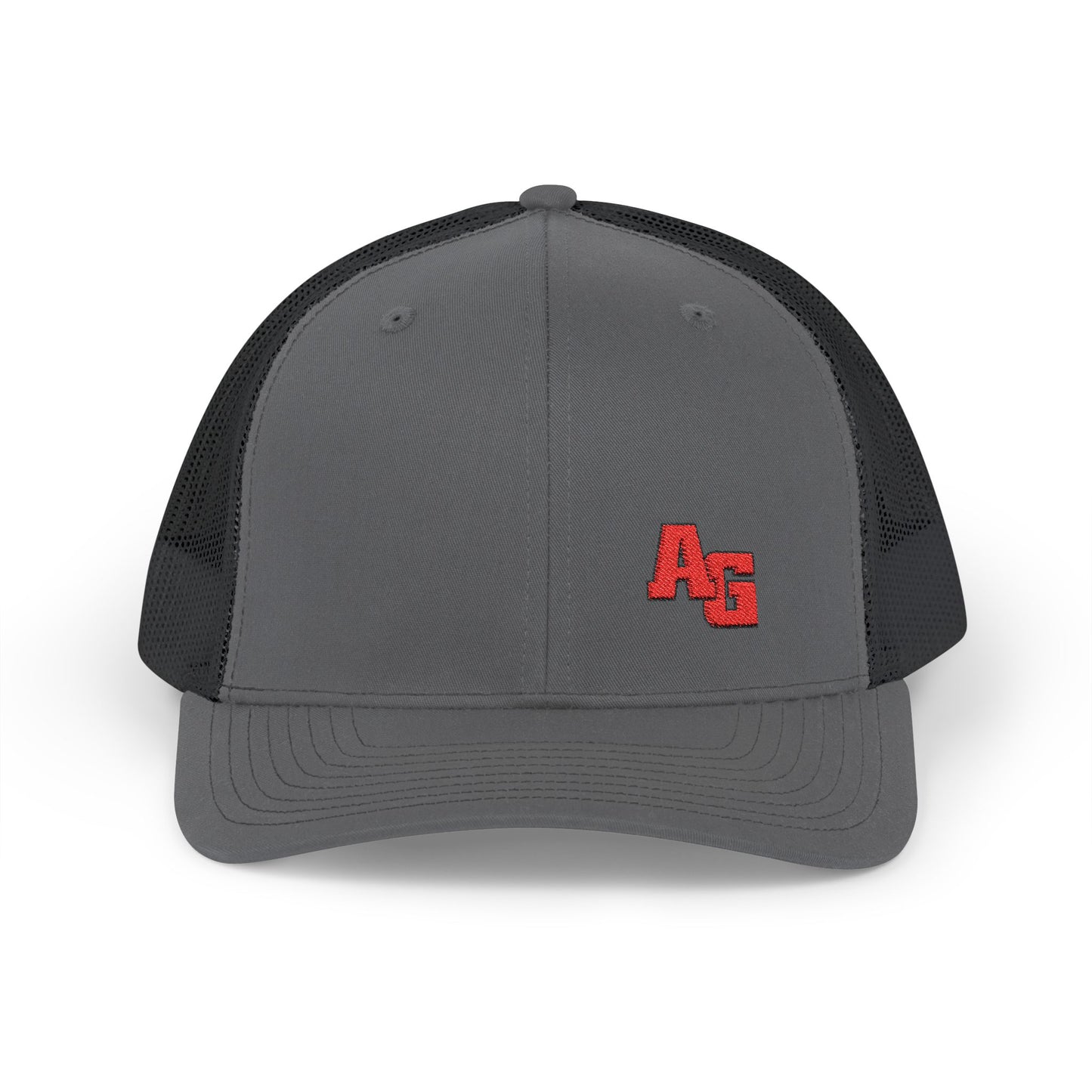 AGMS Pride - Embroidered Snapback Trucker Cap - Corner Design