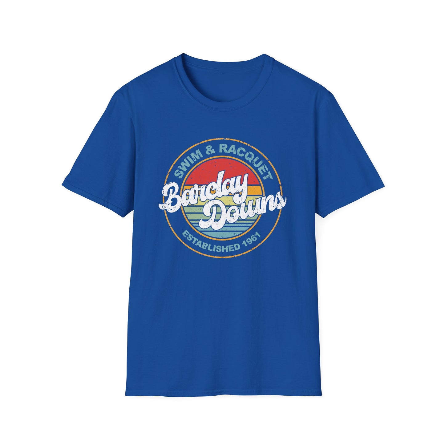 Adult Barclay Downs Vintage Cotton T-Shirt - Front Design (unisex)