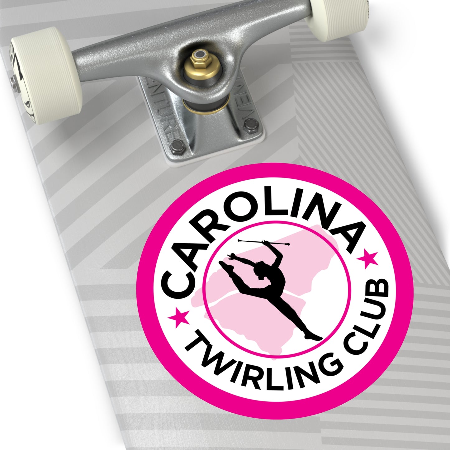 Twirling Round Vinyl Stickers