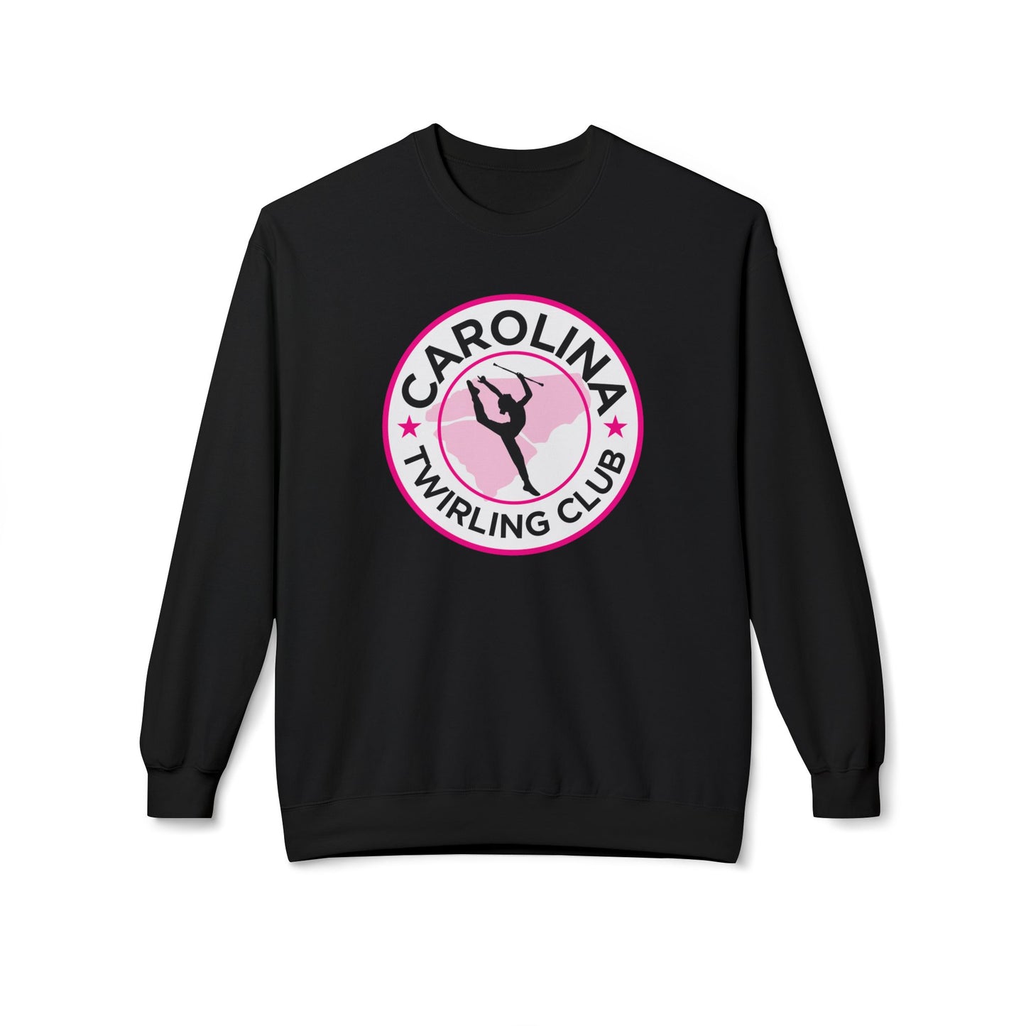 Adult Carolina Twirling Club Unisex Midweight Softstyle Fleece Crewneck Sweatshirt