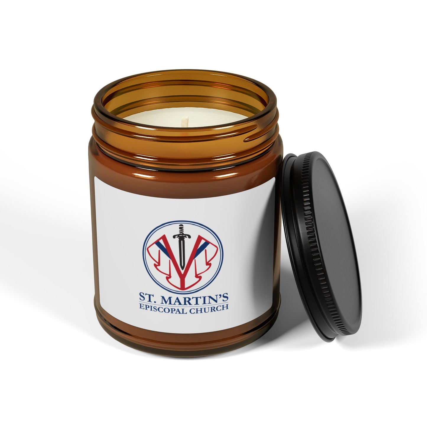 St Martin's Scented Soy Candle (Multi-Size, Amber Jar)