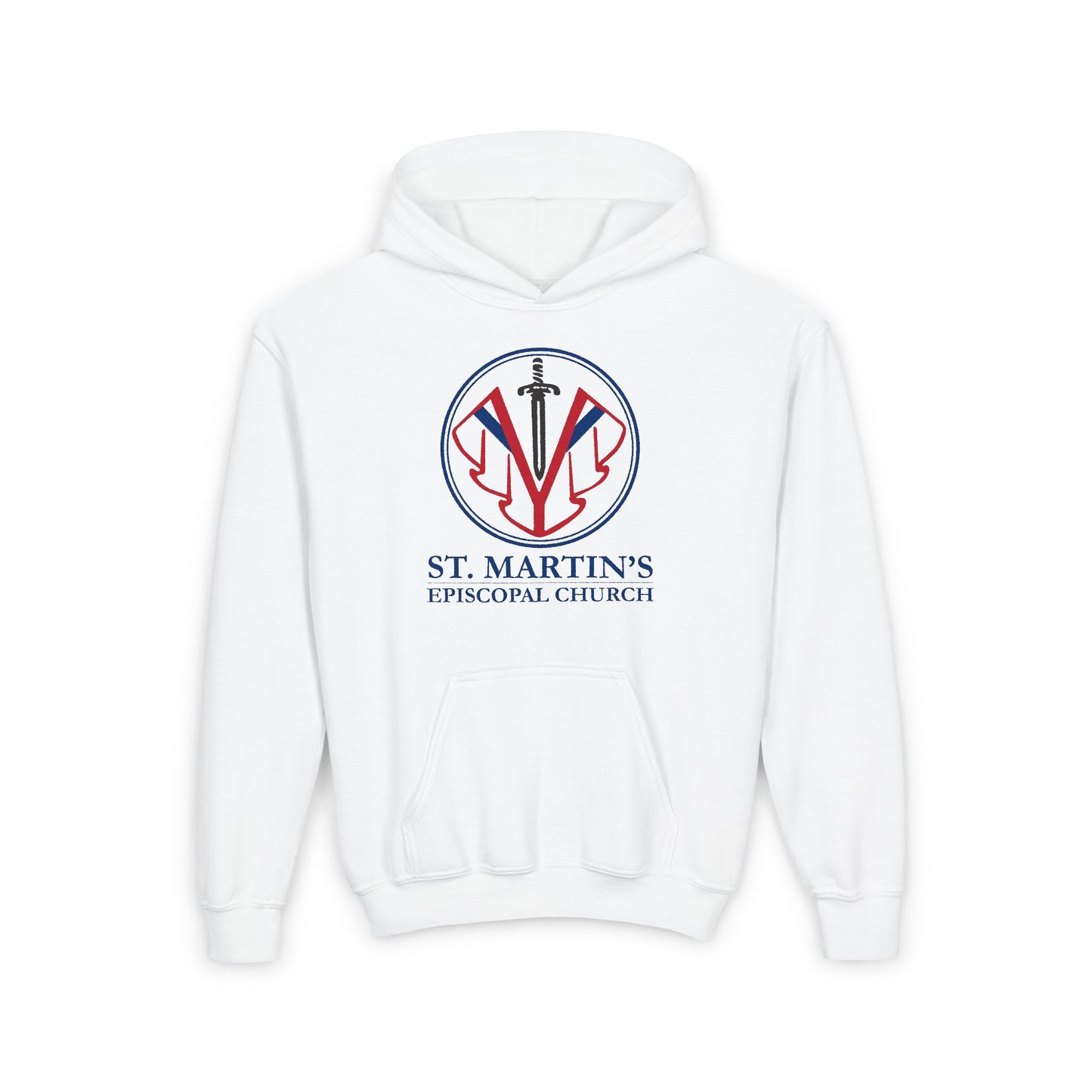 St Martin's Unisex Youth Heavy Blend Hooded Sweatshirt