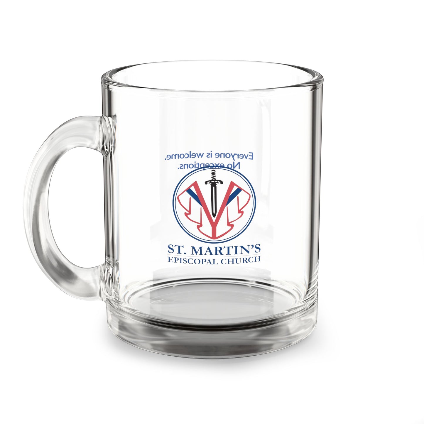 St Martin's Glass Coffee Mug, 10oz