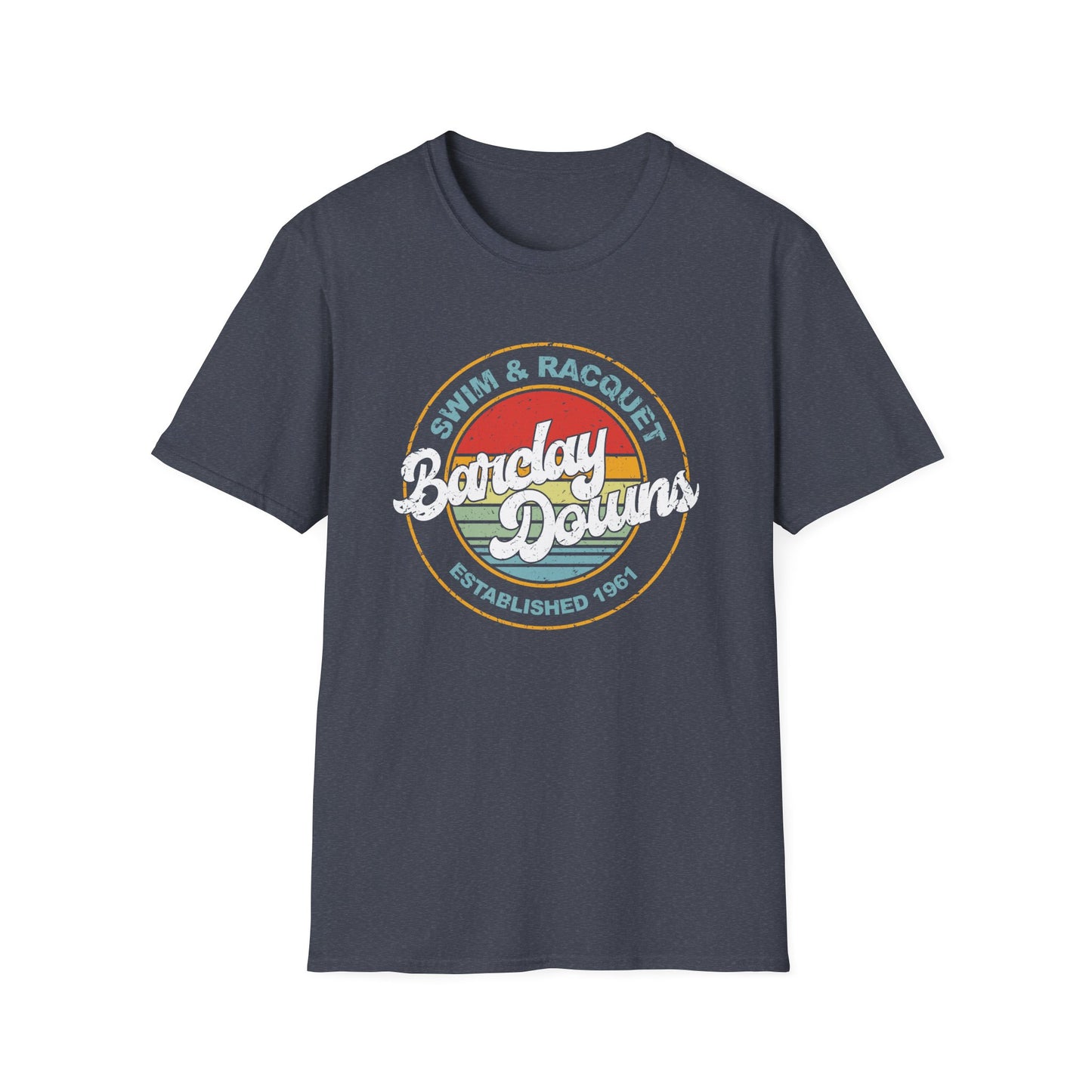 Adult Barclay Downs Vintage Cotton T-Shirt - Front Design (unisex)