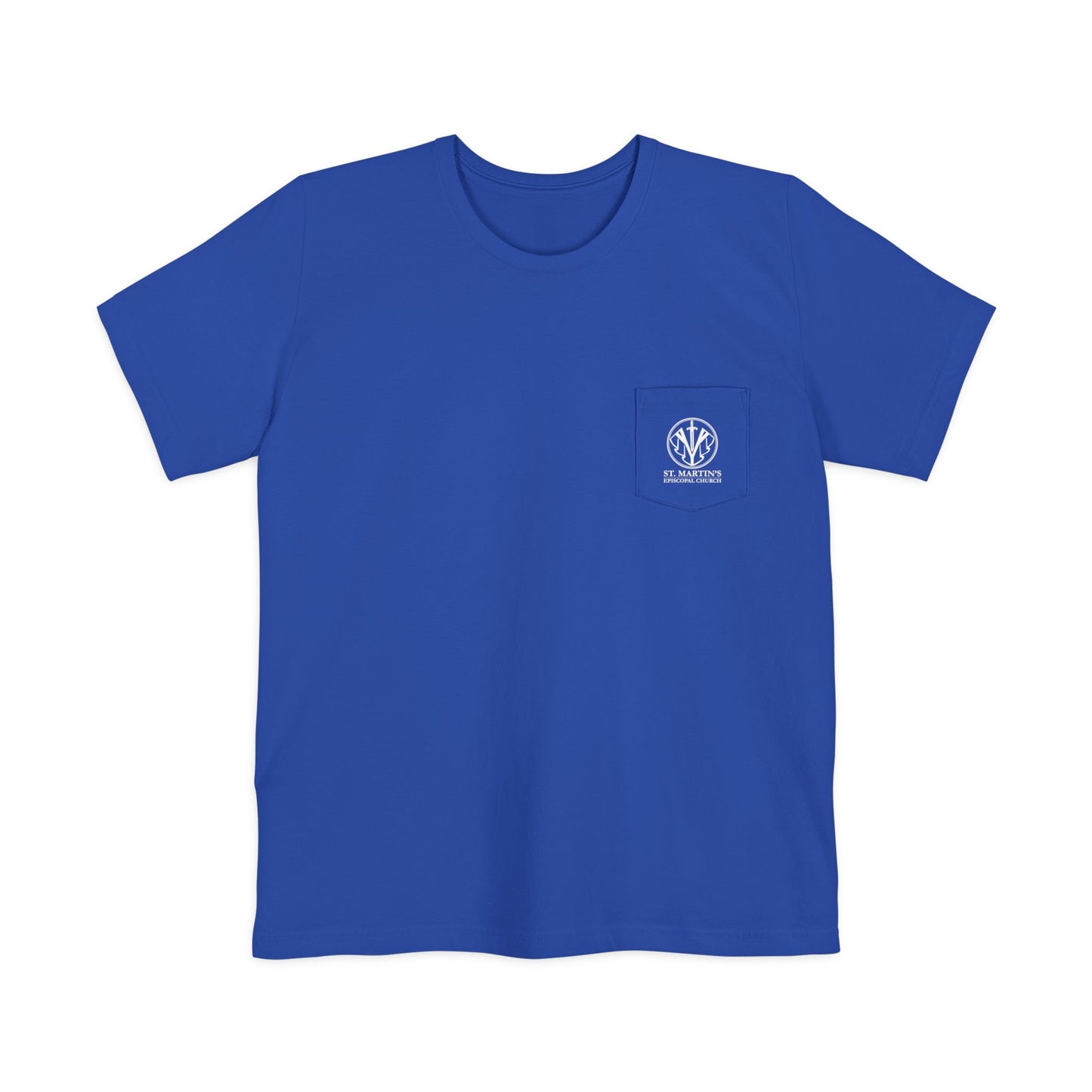 St Martin's Adult Unisex Pocket T-shirt