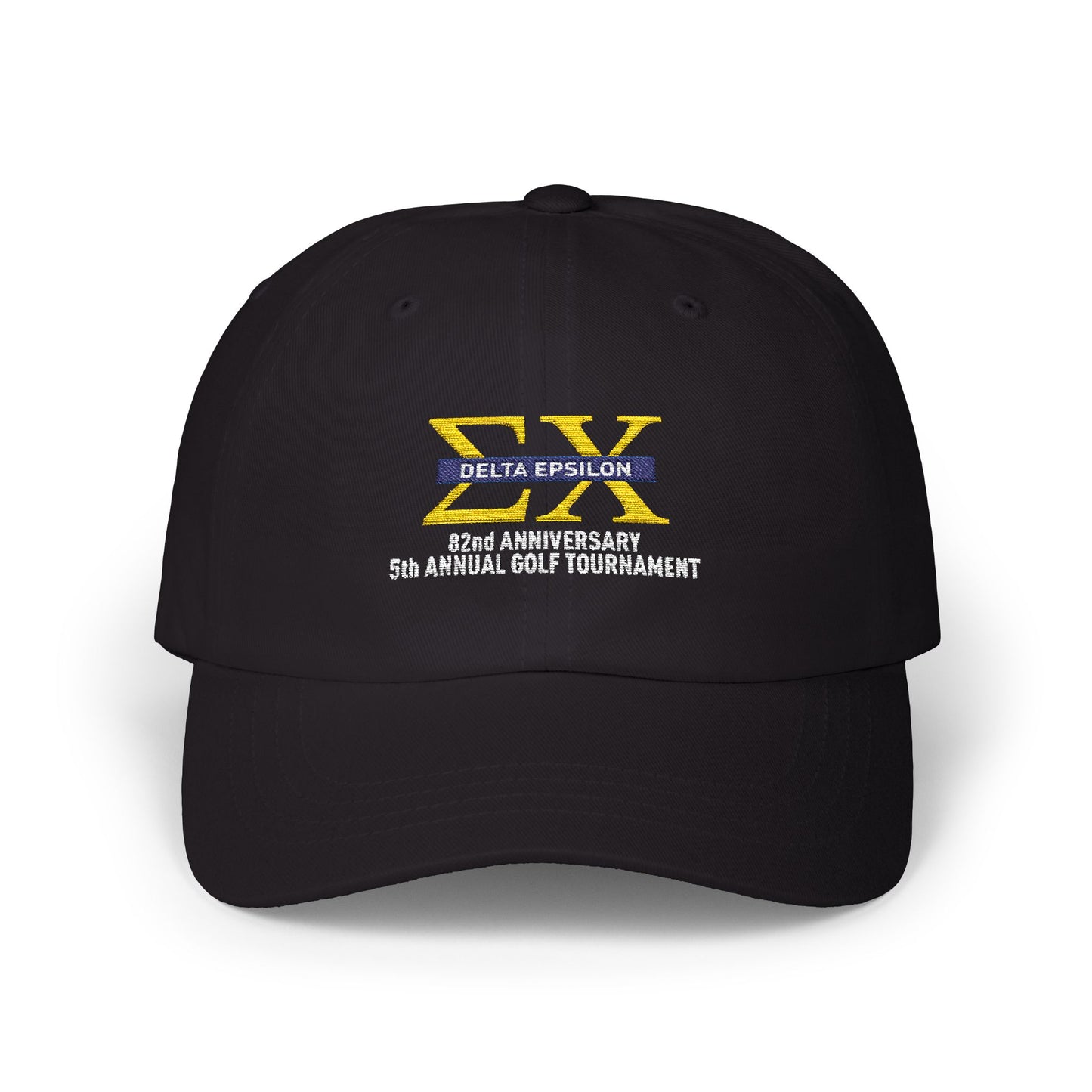 Sigma Chi Embroidered Baseball Hat - Greek Letters Design