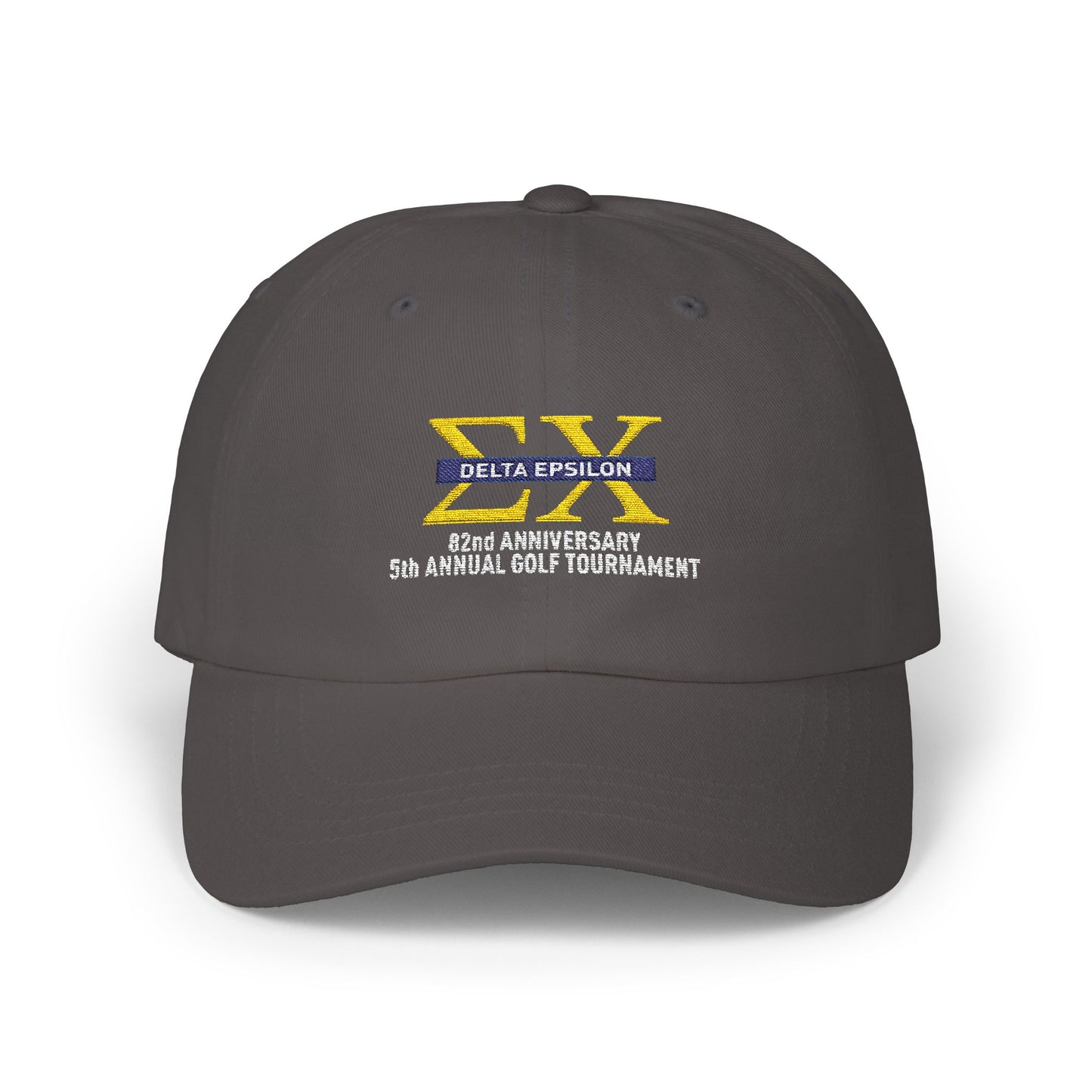 Sigma Chi Embroidered Baseball Hat - Greek Letters Design