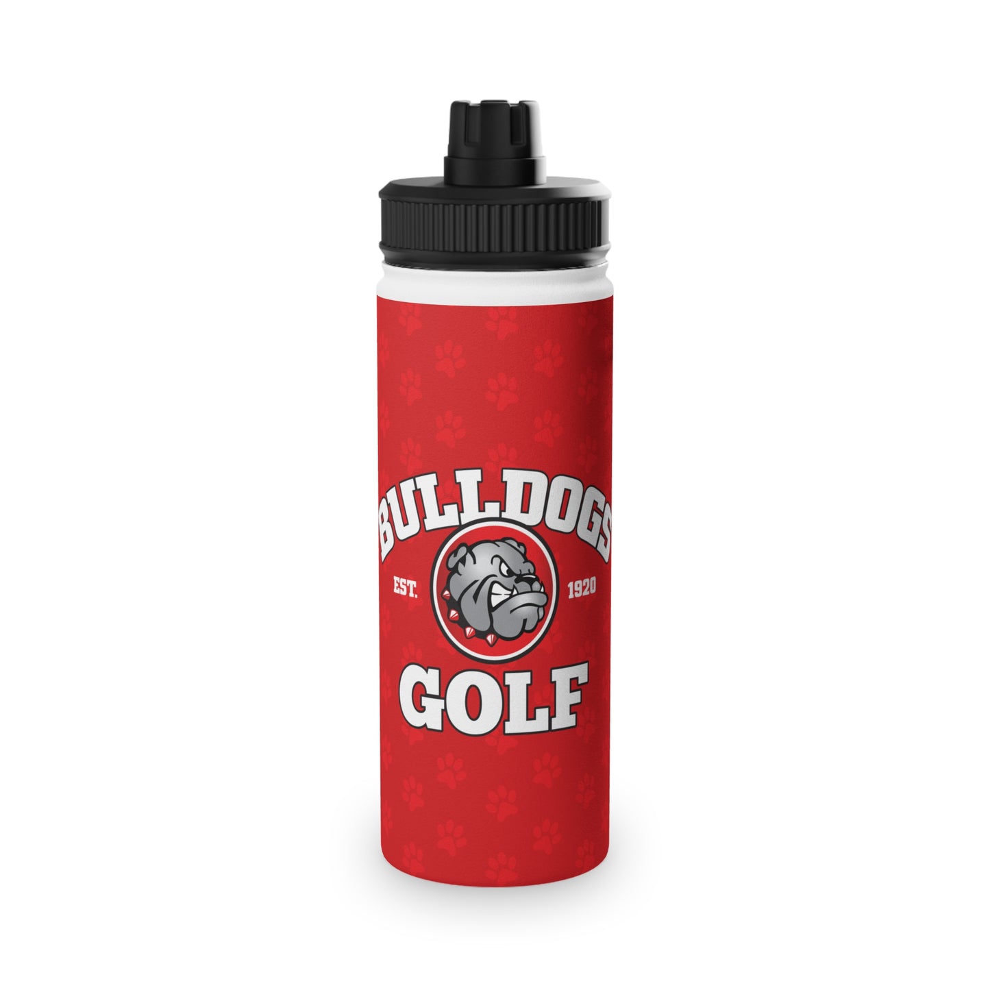AGMS Golf Stainless Steel Water Bottle, Sports Lid