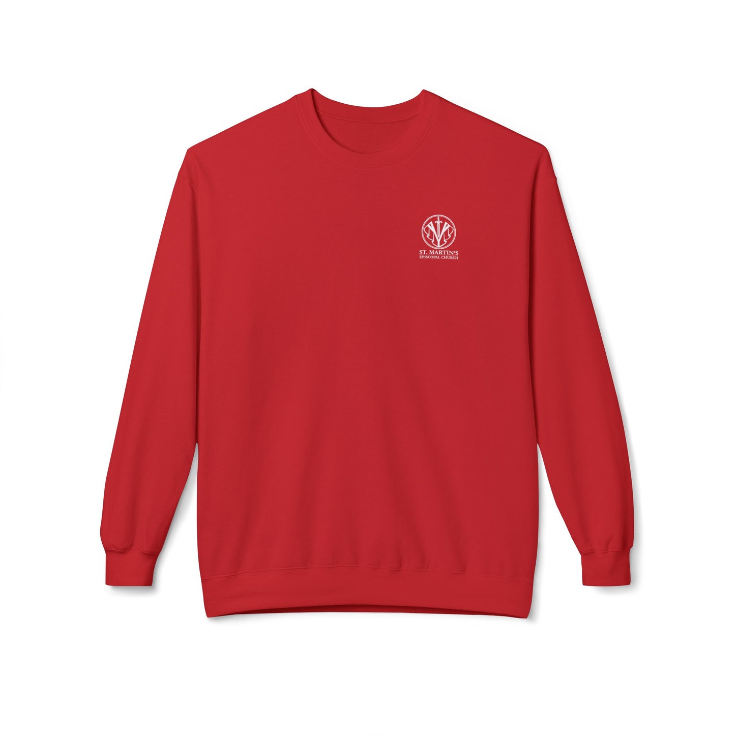 Saint Martin's Unisex Midweight Softstyle Fleece Crewneck Sweatshirt