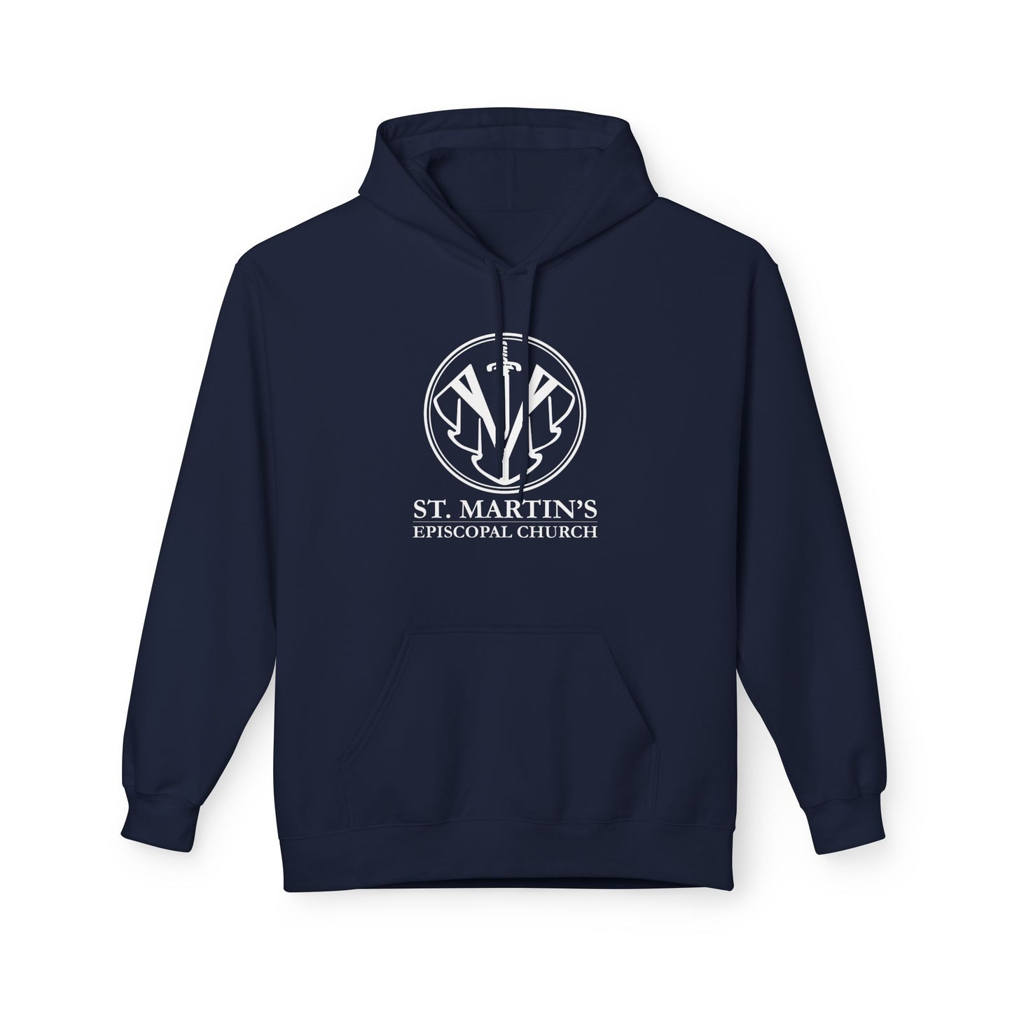 St Martin's Adult Unisex Midweight Softstyle Fleece Hoodie