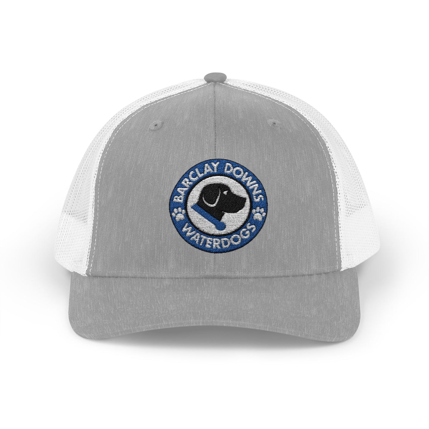 Barclay Downs Swim Team Embroidered Snapback Trucker Cap