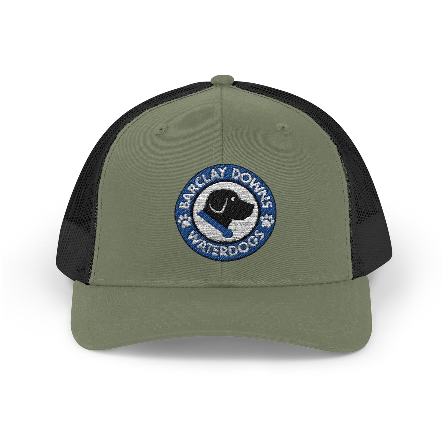 Barclay Downs Swim Team Embroidered Snapback Trucker Cap