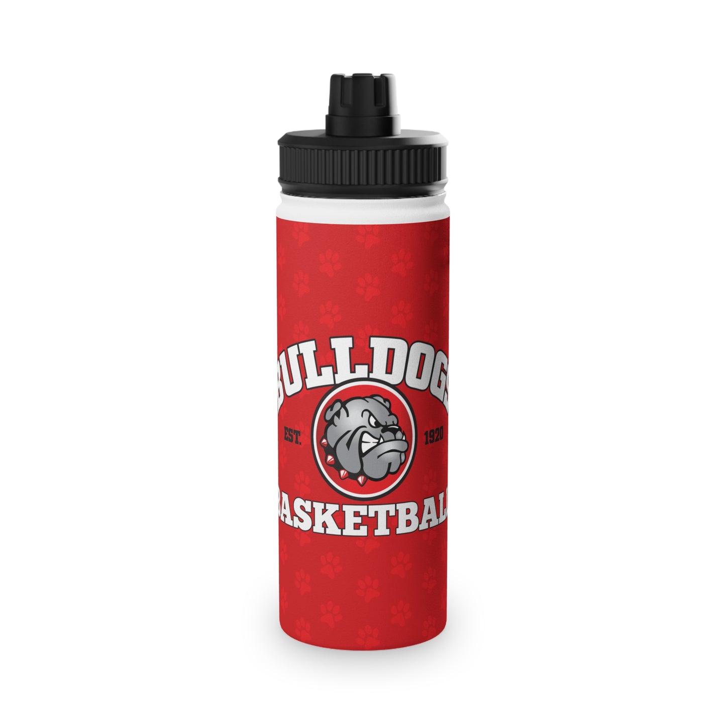 AGMS Basketball Stainless Steel Water Bottle, Sports Lid