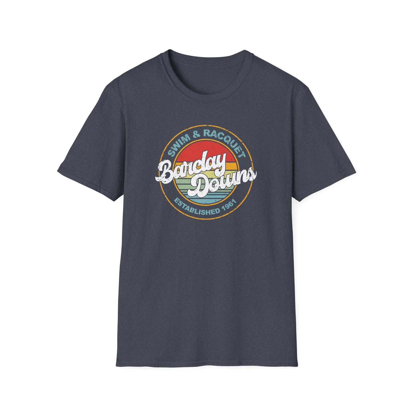 Adult Barclay Downs Vintage Cotton T-Shirt - Front Design (unisex)