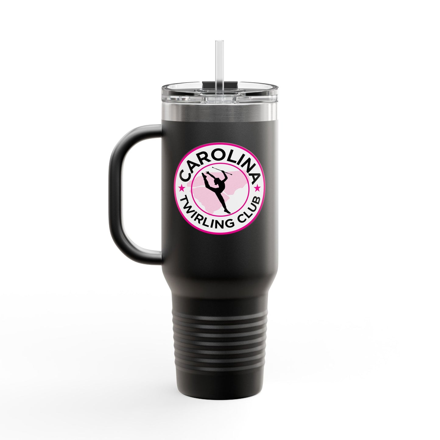 Carolina Twirling Club Insulated Travel Mug, 40oz