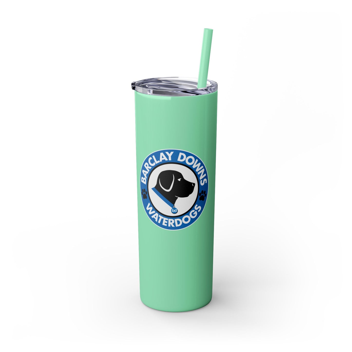 Barclay Downs Skinny Tumbler with Straw, 20oz