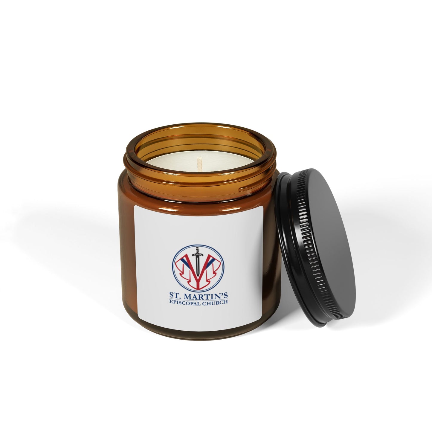 St Martin's Scented Soy Candle (Multi-Size, Amber Jar)